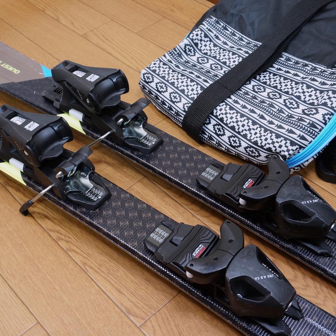メンテ済 117cm 靴21cm HART スキーセット おまけ (120)