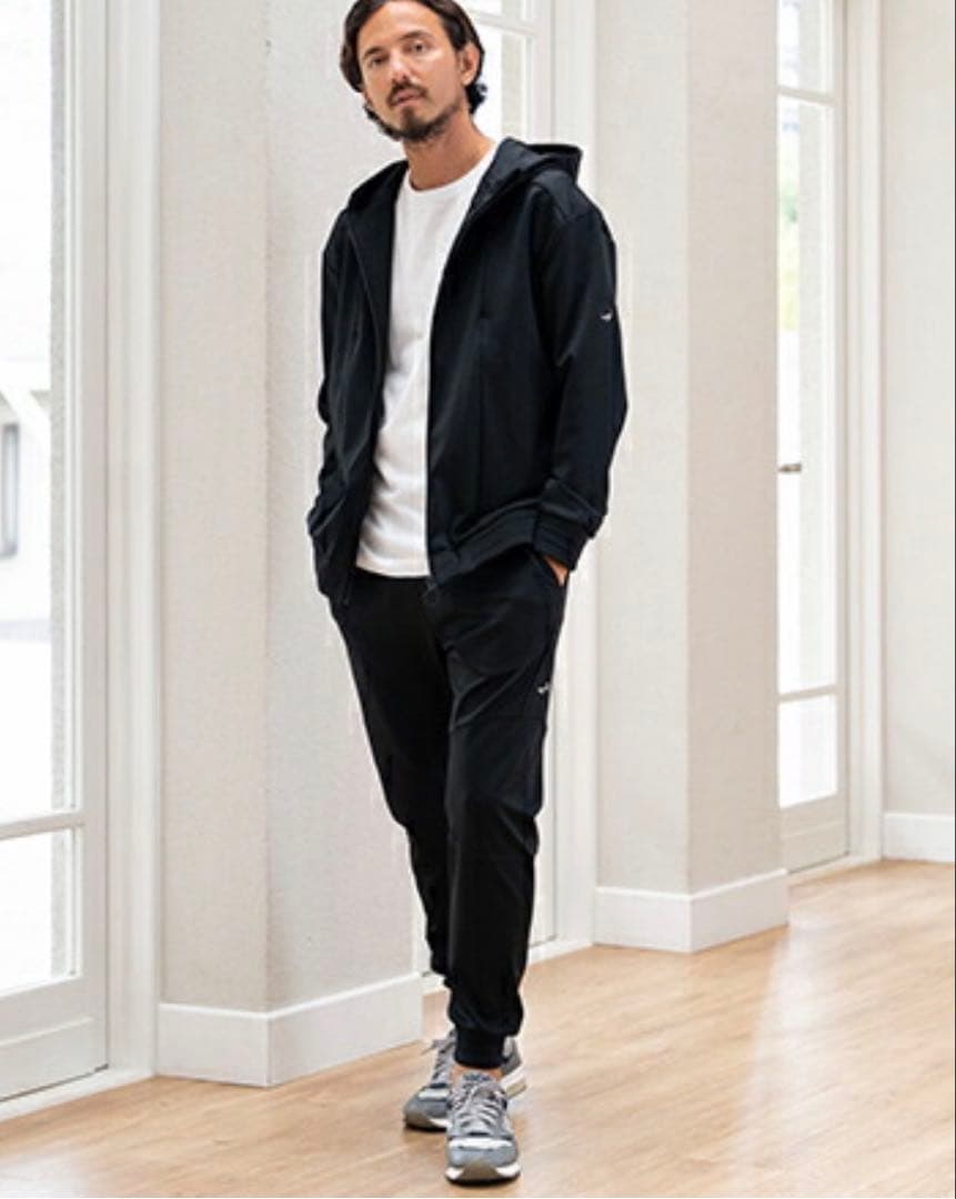 本日限定値引　超美品【CALL&RESPONSE】裏起毛ZIPパーカーXL 黒