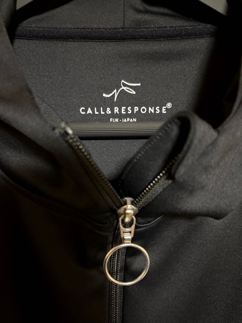 本日限定値引　超美品【CALL&RESPONSE】裏起毛ZIPパーカーXL 黒
