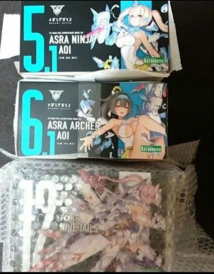 弓兵 忍者 九尾 3体セット #朱羅弓兵蒼衣 #朱羅忍者蒼衣 #朱羅九尾