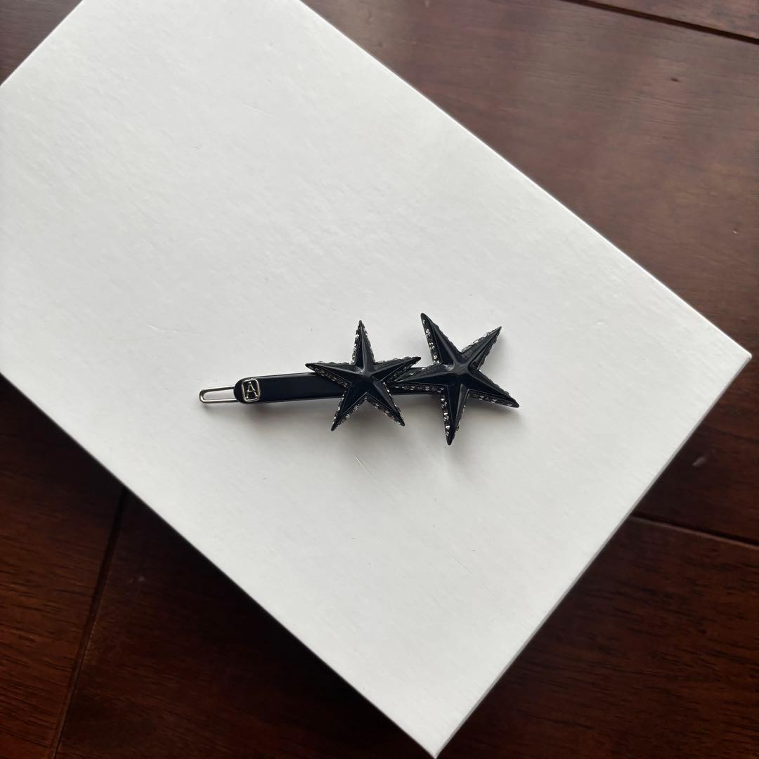 アレクサンドルドゥパリ　ボールピン　スター　星　ブラック　黒　ピン