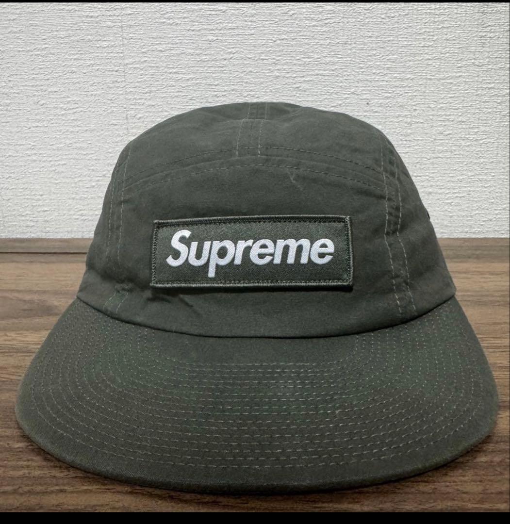 帽子 supreme waxed cotton camp cap
