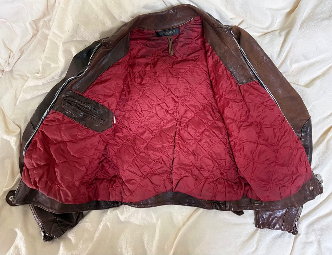 【かっちゃん専用】 稲葉浩志着用 GOLDEN  ライダースジャケット