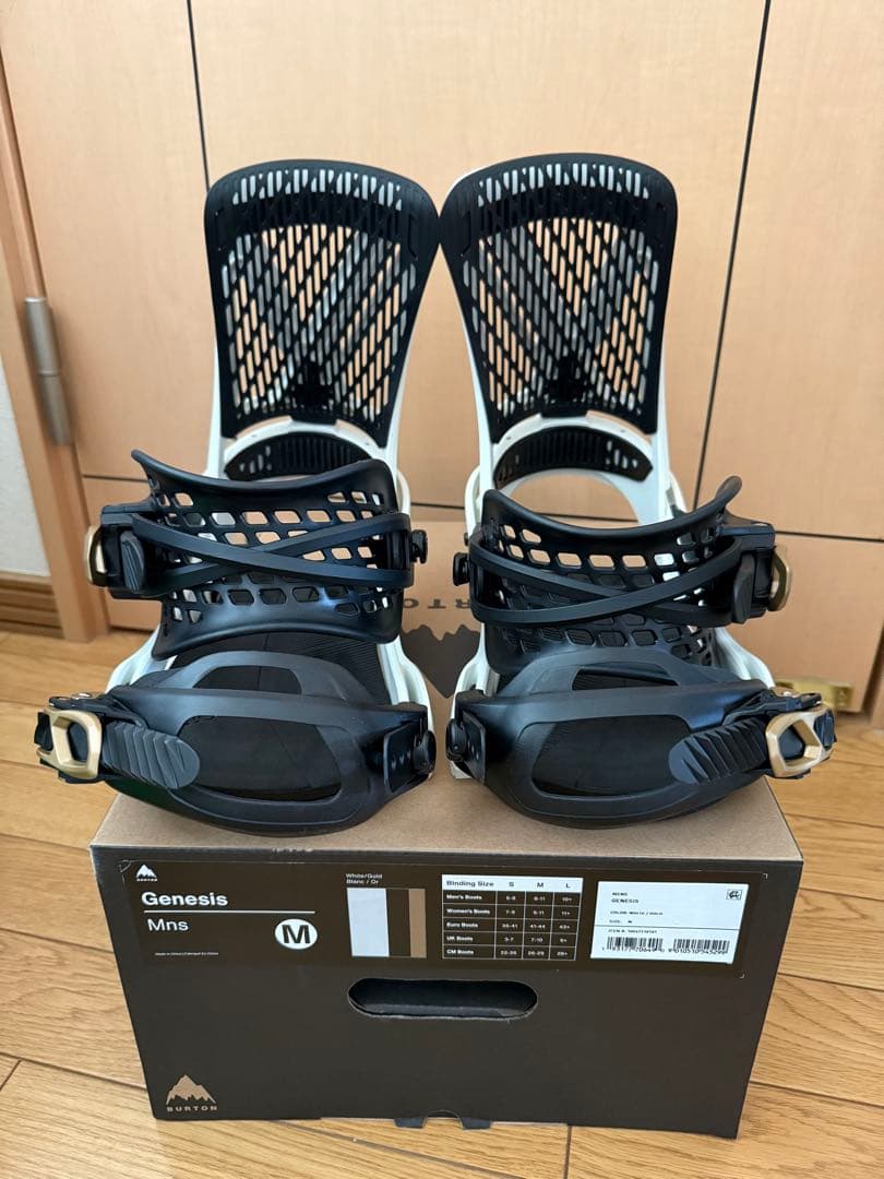 BURTON genesis Re:Flex　M 23-24 ホワイト×ゴールド