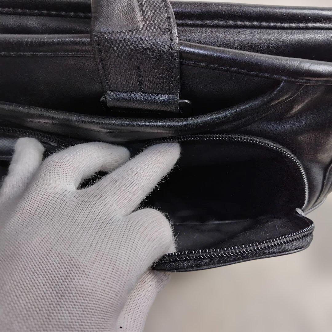 美品⭐️TUMI ビジネスバッグ ブリーフケースオールレザー ブラック2way