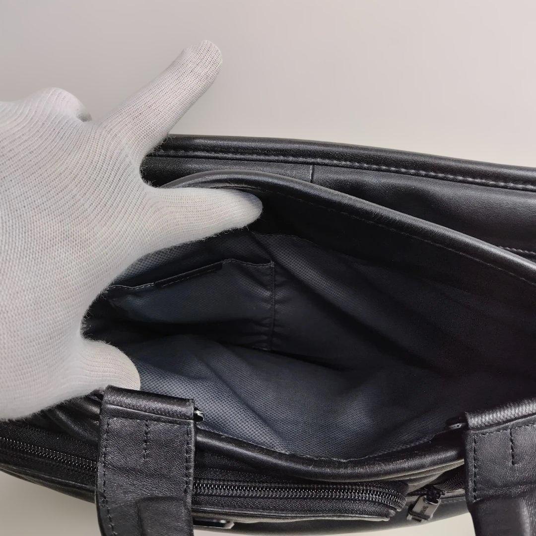 美品⭐️TUMI ビジネスバッグ ブリーフケースオールレザー ブラック2way