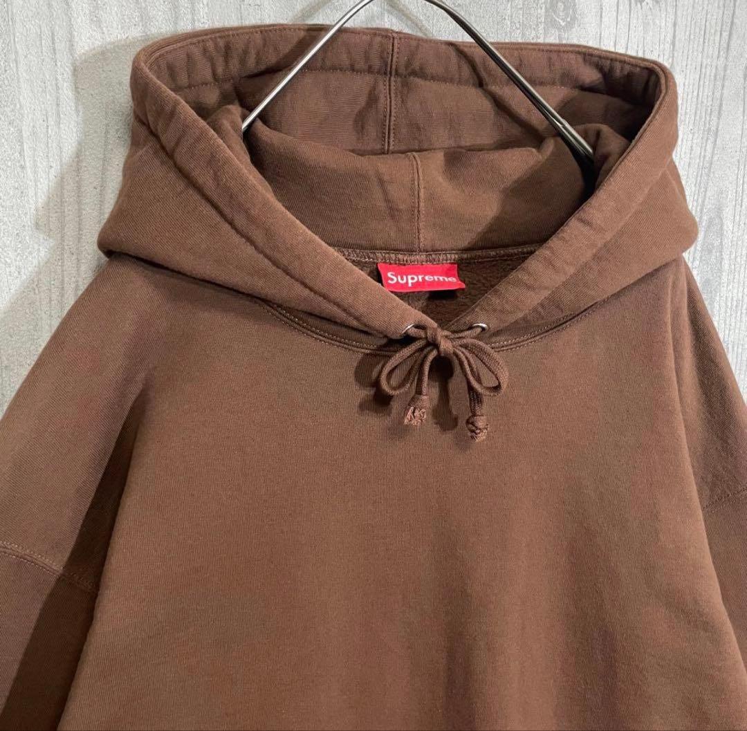 【希少最高カラー】シュプリーム　バック刺繍デザイン　プルパーカー　XL