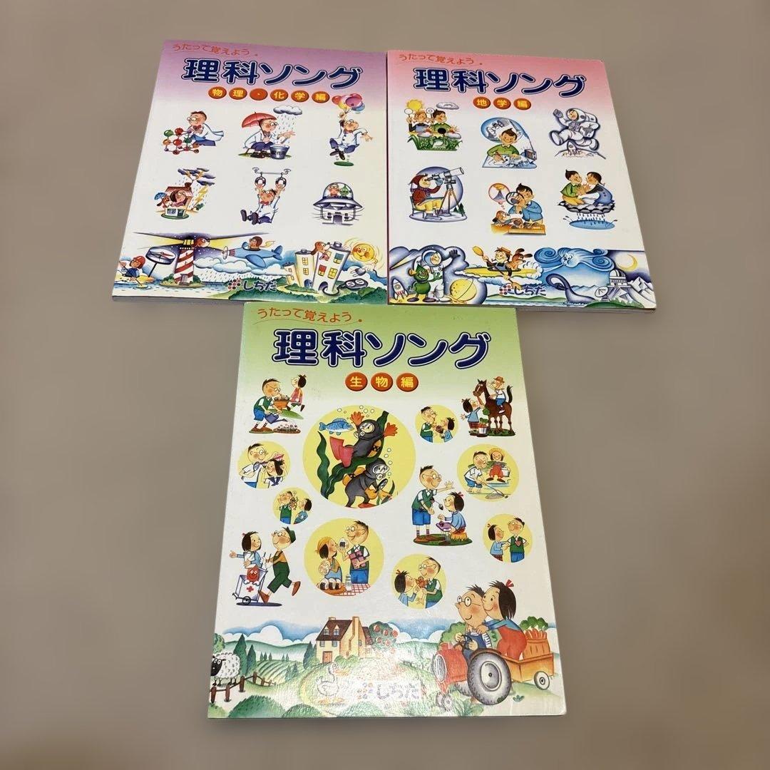 七田式 理科ソング　社会科ソング 5冊セット CD付き