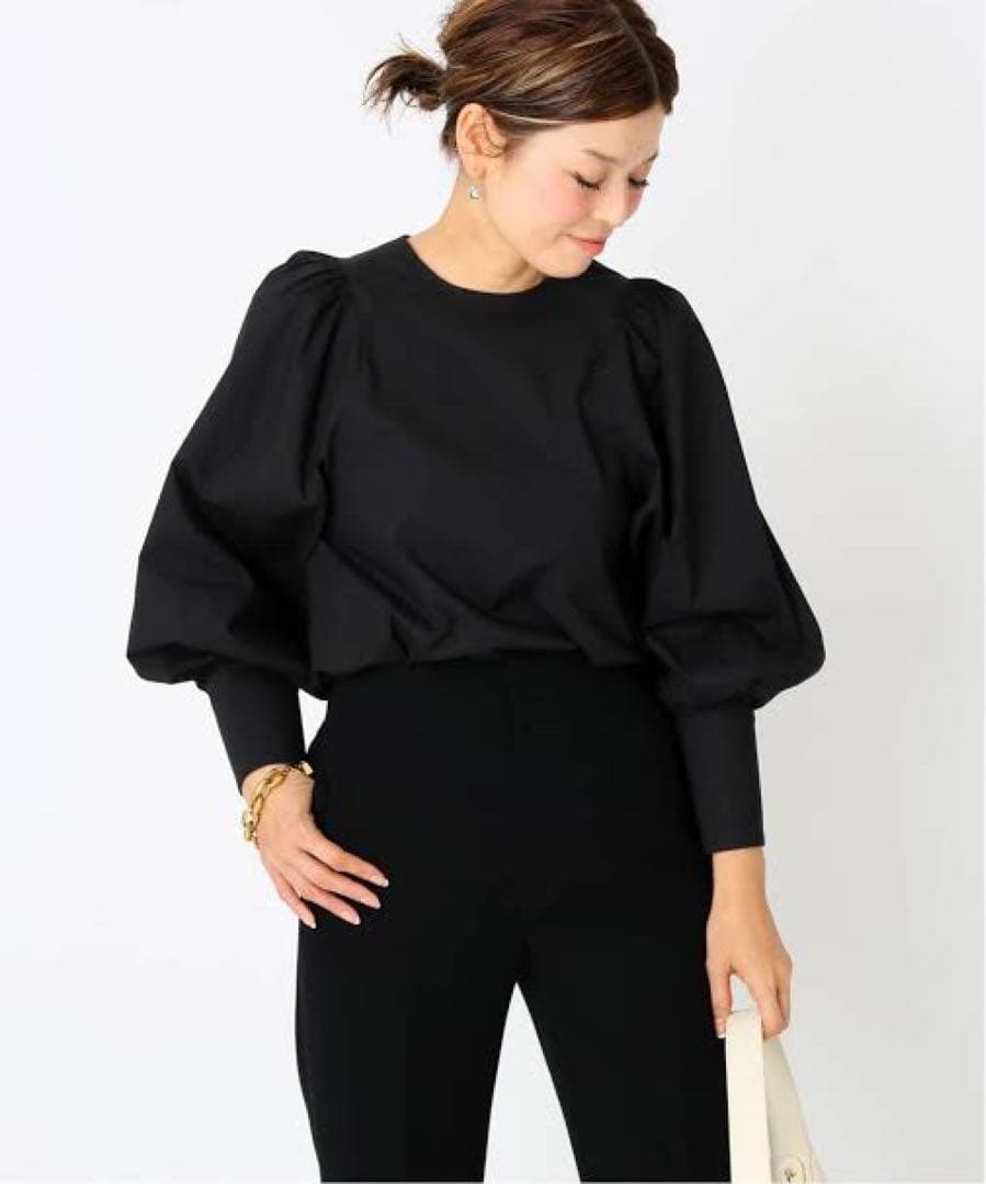 Deuxieme Classe celeri volume sleeveブラウス
