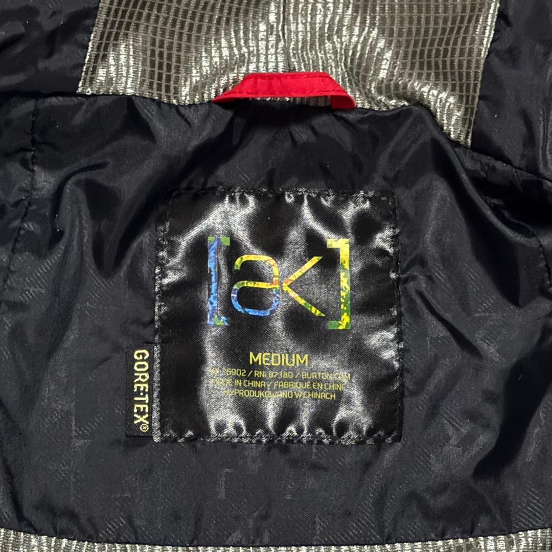 バートン［ａｋ］ゴアテックス スノーボードジャケット 赤 サイズM