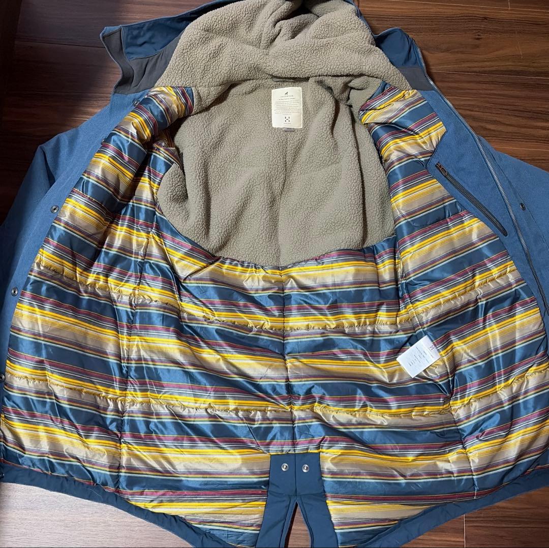 【ほぼ未使用】ホグロフス　シルヤンパーカー　XSサイズ（日本S〜M相当）