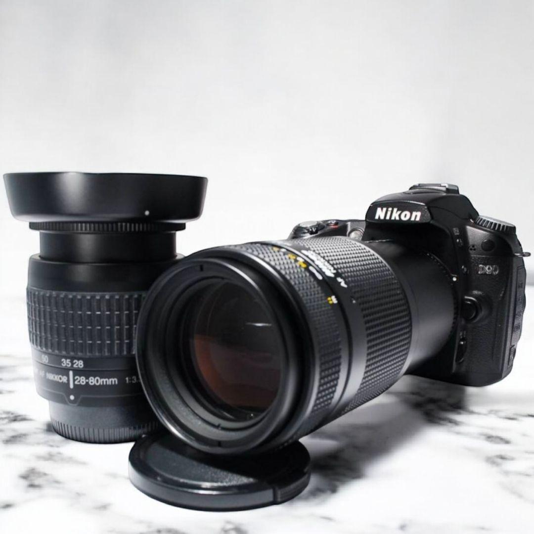 ♥Nikon D90♥ すぐ撮れる 標準＋望遠ダブルレンズセット