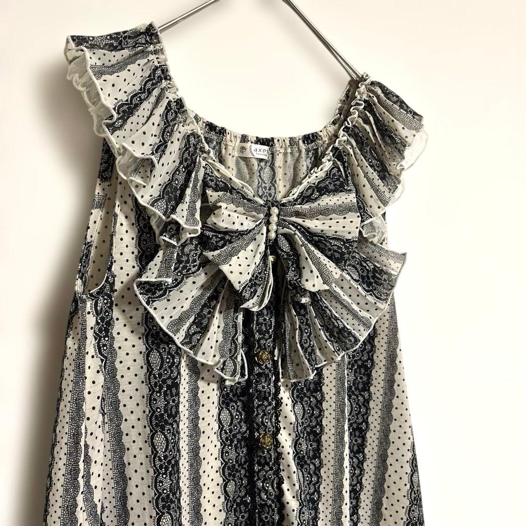 アクシーズファム　ビックリボン　フェアリーグランジ　y2k パール　バラボタン