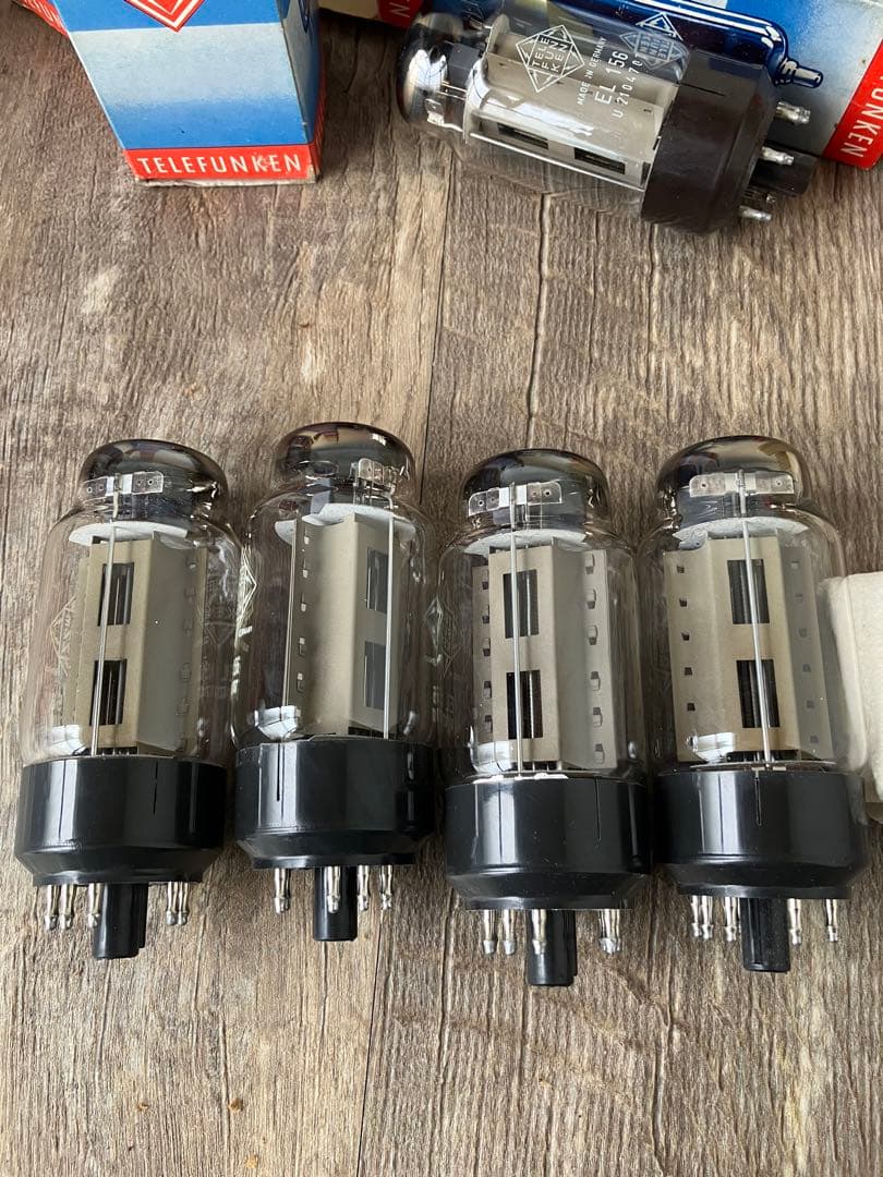 NishiTubes 様用　TELEFUNKEN EL156 真空管 6点セット