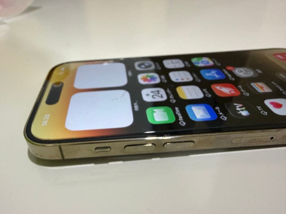 純正バッテリー　iPhone14　Pro 128GB SIMフリー　ゴールド