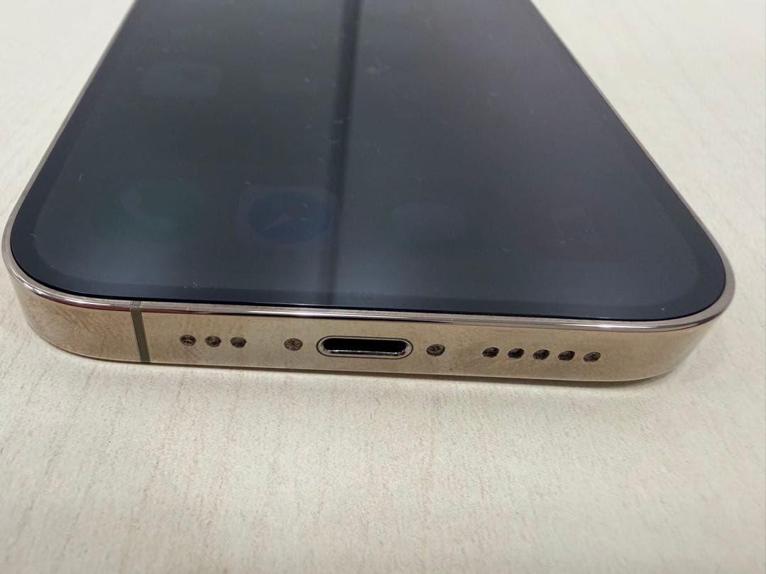 純正バッテリー　iPhone14　Pro 128GB SIMフリー　ゴールド