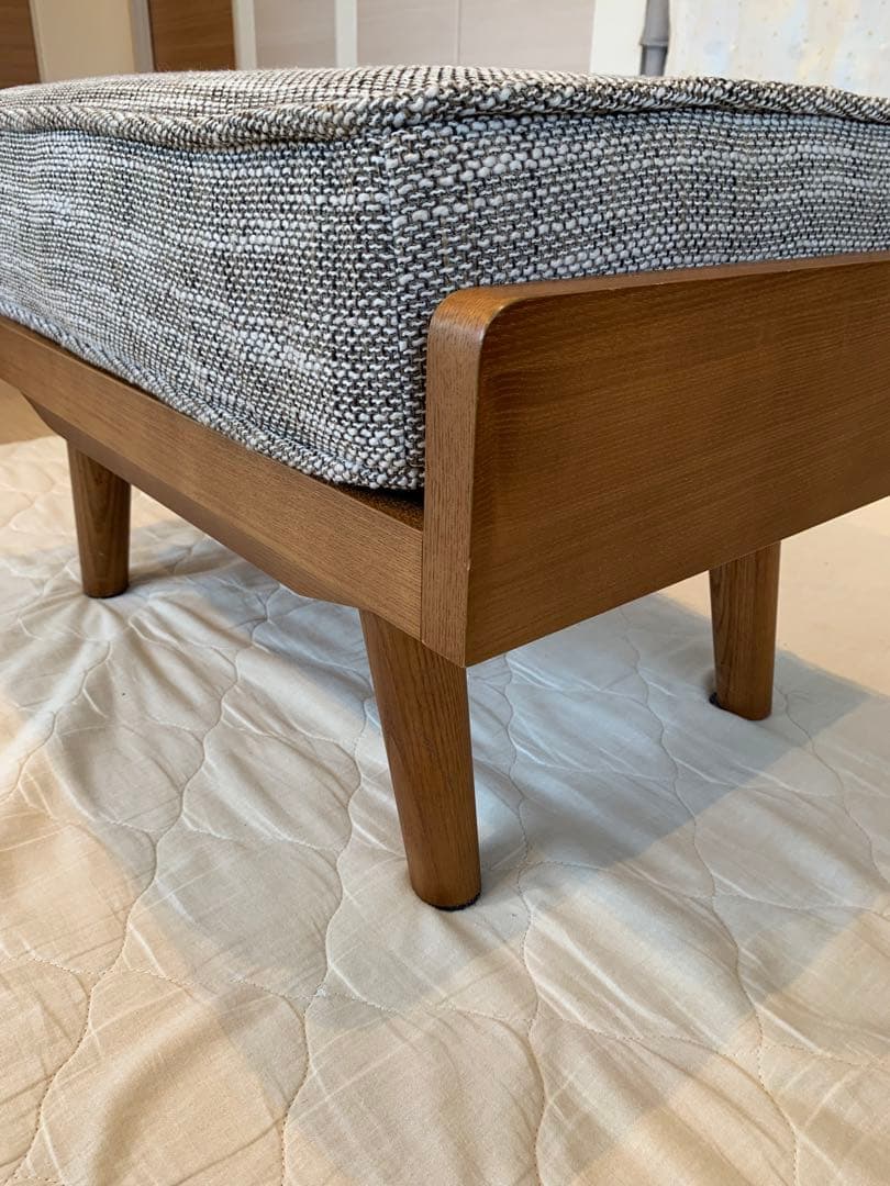 unico（ウニコ）　ALBERO（アルベロ）　オットマン　ウォールナットカラー