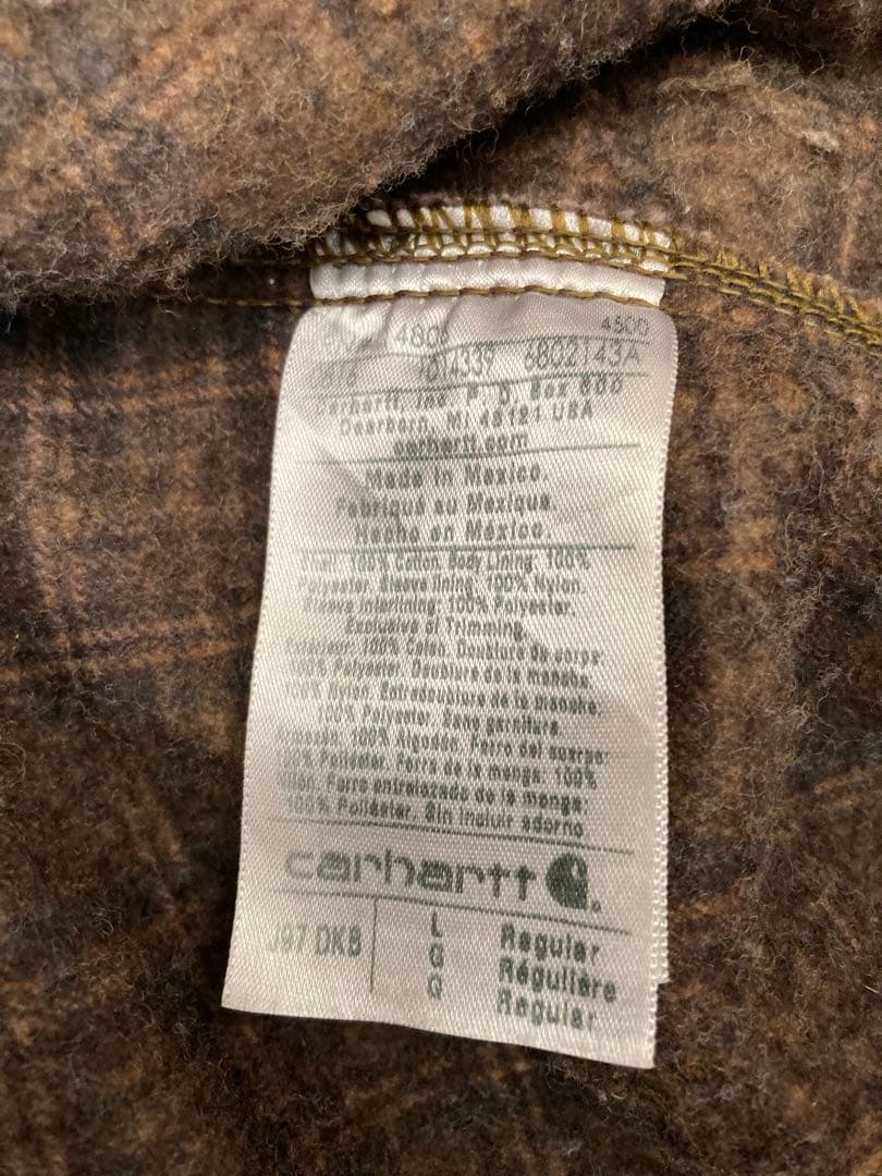 美品　Carhartt カーハートデトロイトジャケット レアJ97 DKB短い