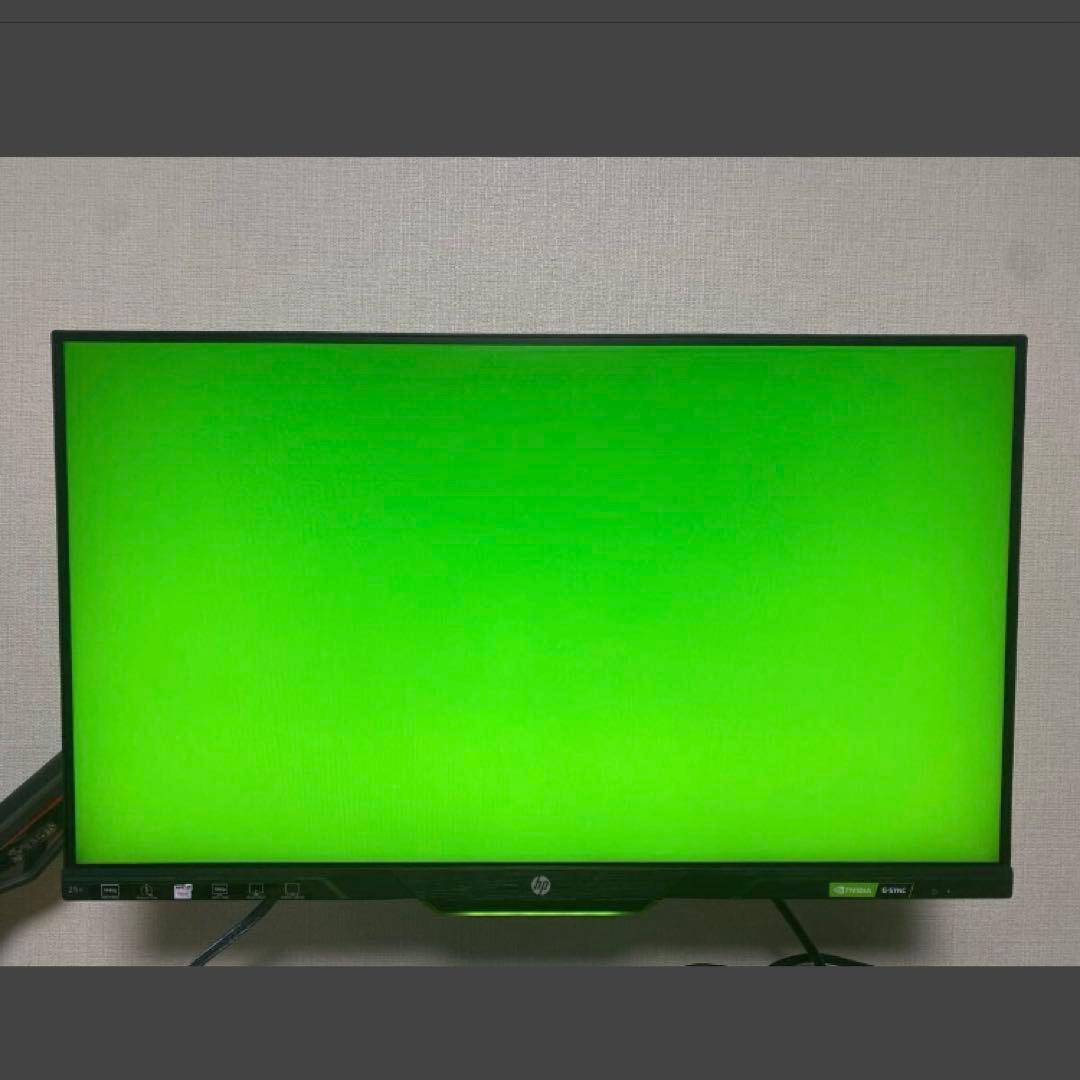 HP 25X 144HzフルHDモニター（24.5インチ）ゲーミングディスプレイ