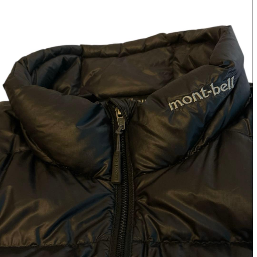 【mont-bell 】ダウンベスト ブラック 黒XL 肉厚　美品
