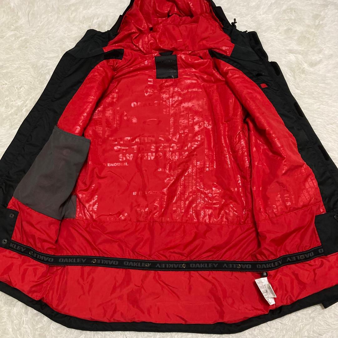 【美品】OAKLEY オークリー スノーボードウェア ジャケット ブラック L