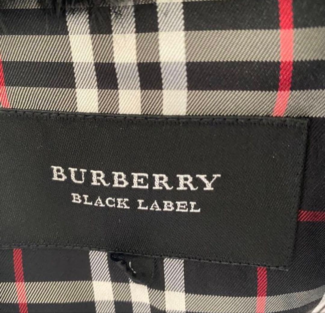 Burberryバーバリー黒 コーデュロイ ジャケット チェック柄