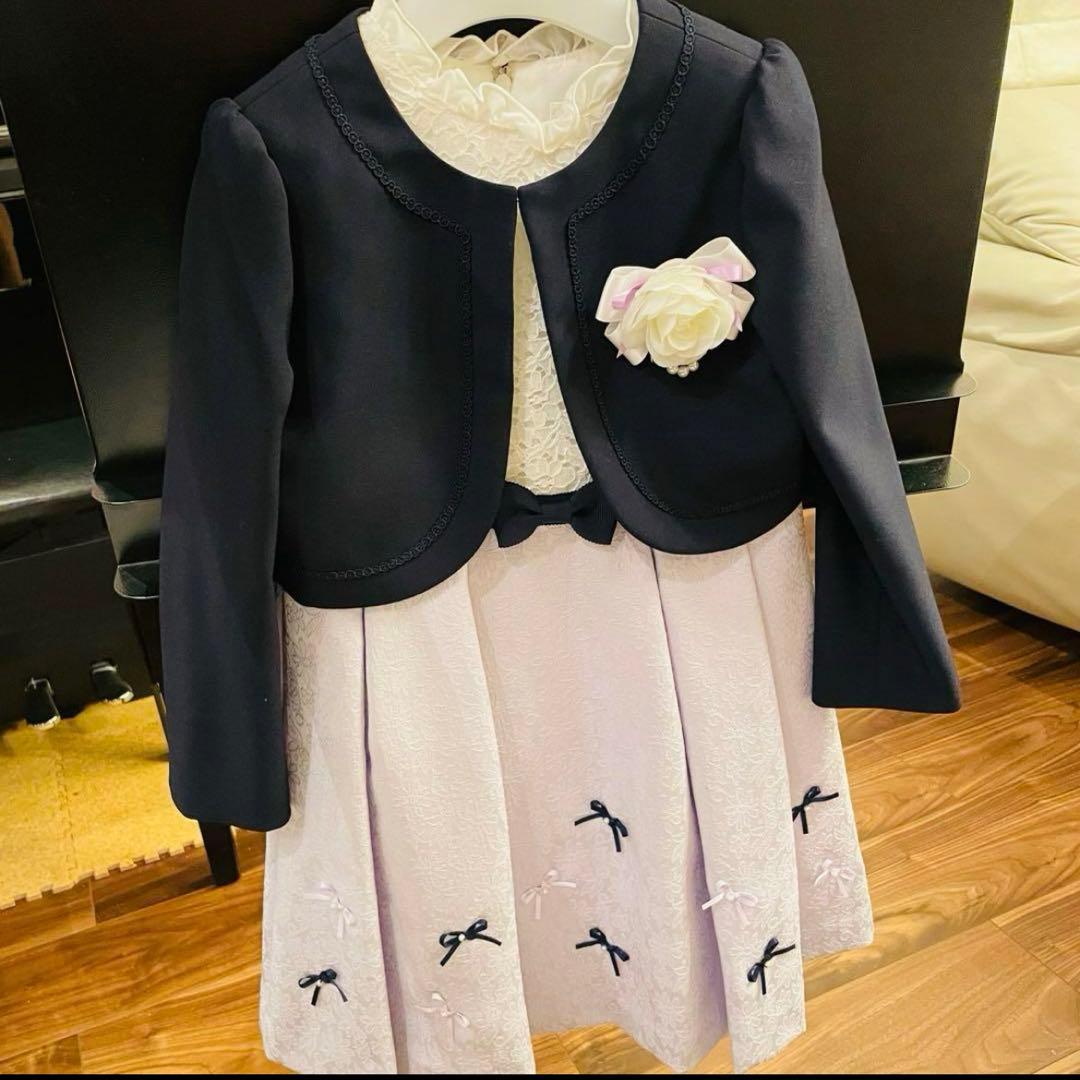 ショパン　ワンピース　パープル　115㎝　七五三 セレモニー　ワンピース