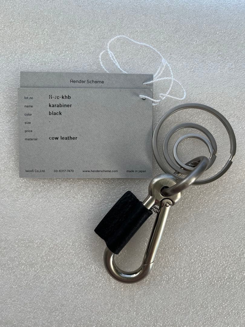 【人気！】Hender Scheme カラビナ fi-re-khb 黒