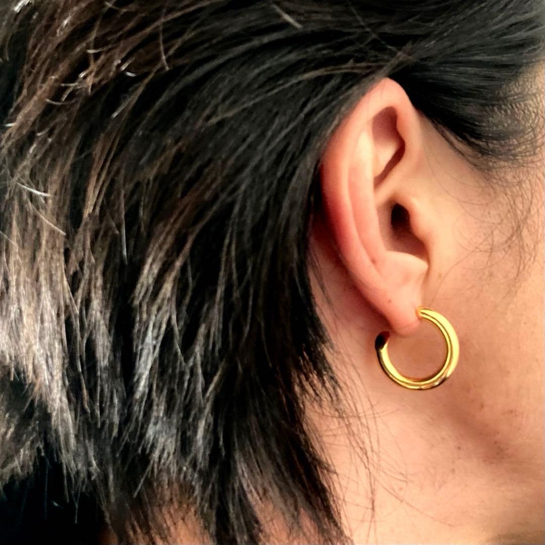 両耳　3.5×21mm シルバー925 18k ピアス 山田涼介