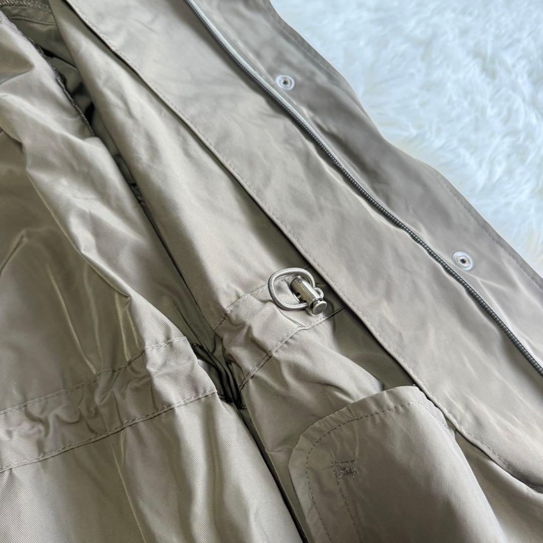 【23区】美品♡マルチウェイ モッズダウンコート カーキ リアルファー 40 L