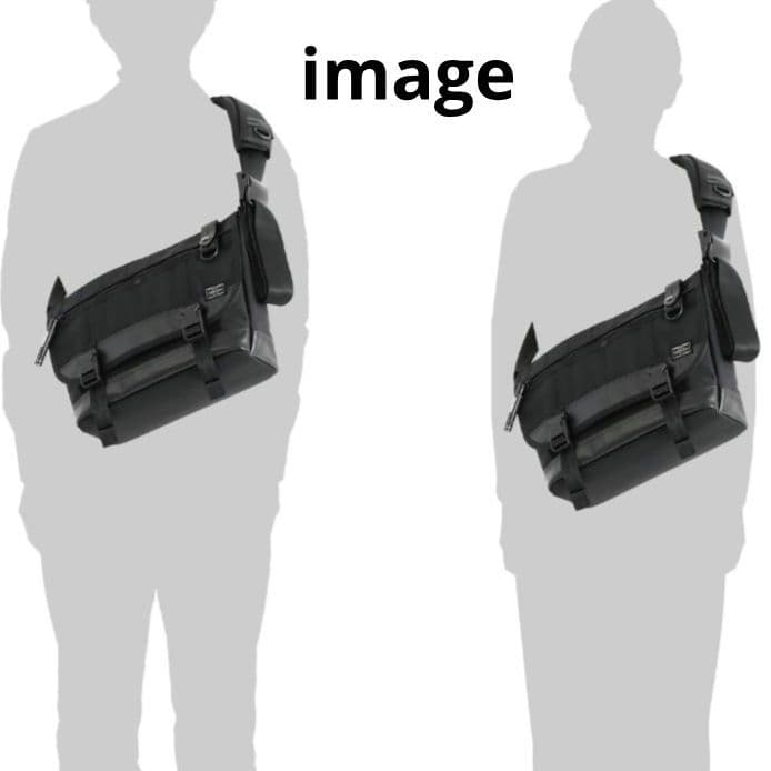【超美品】PORTER　HEAT　ヒート　メッセンジャーバッグ S　マグライト付