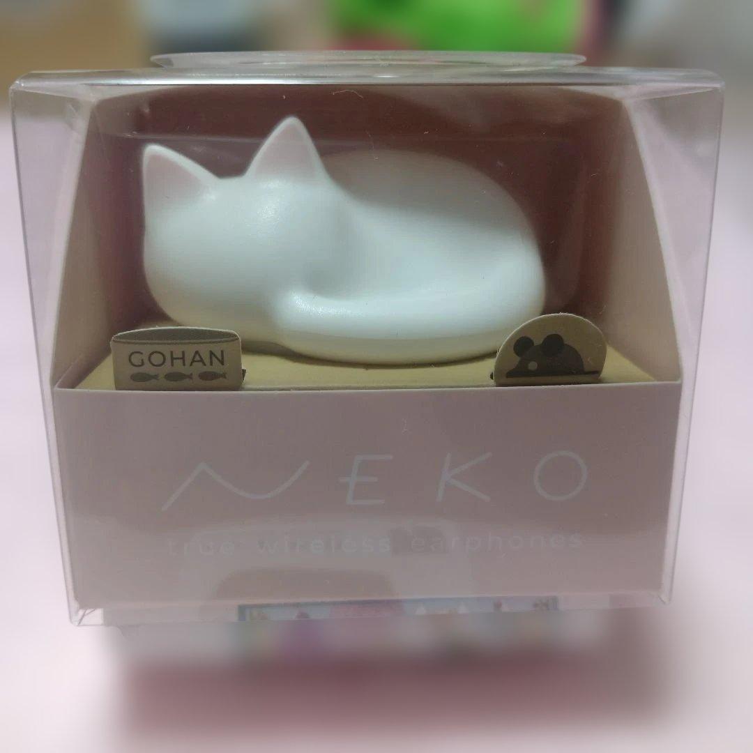 完全ワイヤレスイヤホン NEKO Bluetoothシロ HP-C28BTW