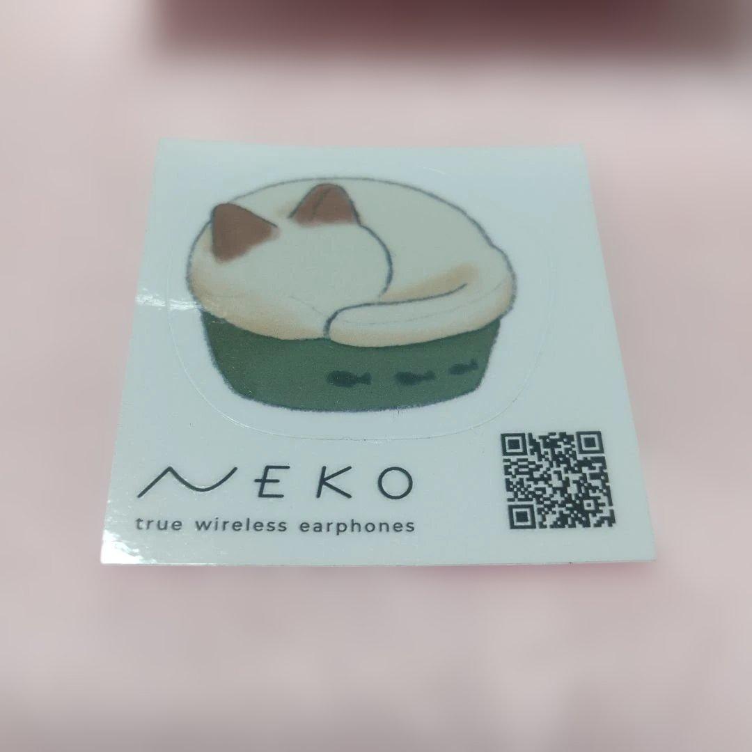 完全ワイヤレスイヤホン NEKO Bluetoothシロ HP-C28BTW