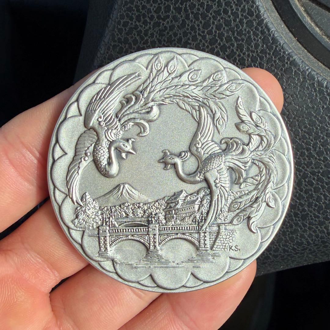 皇太子殿下御成婚記念奉祝メダル　純銀100g / 101.6g