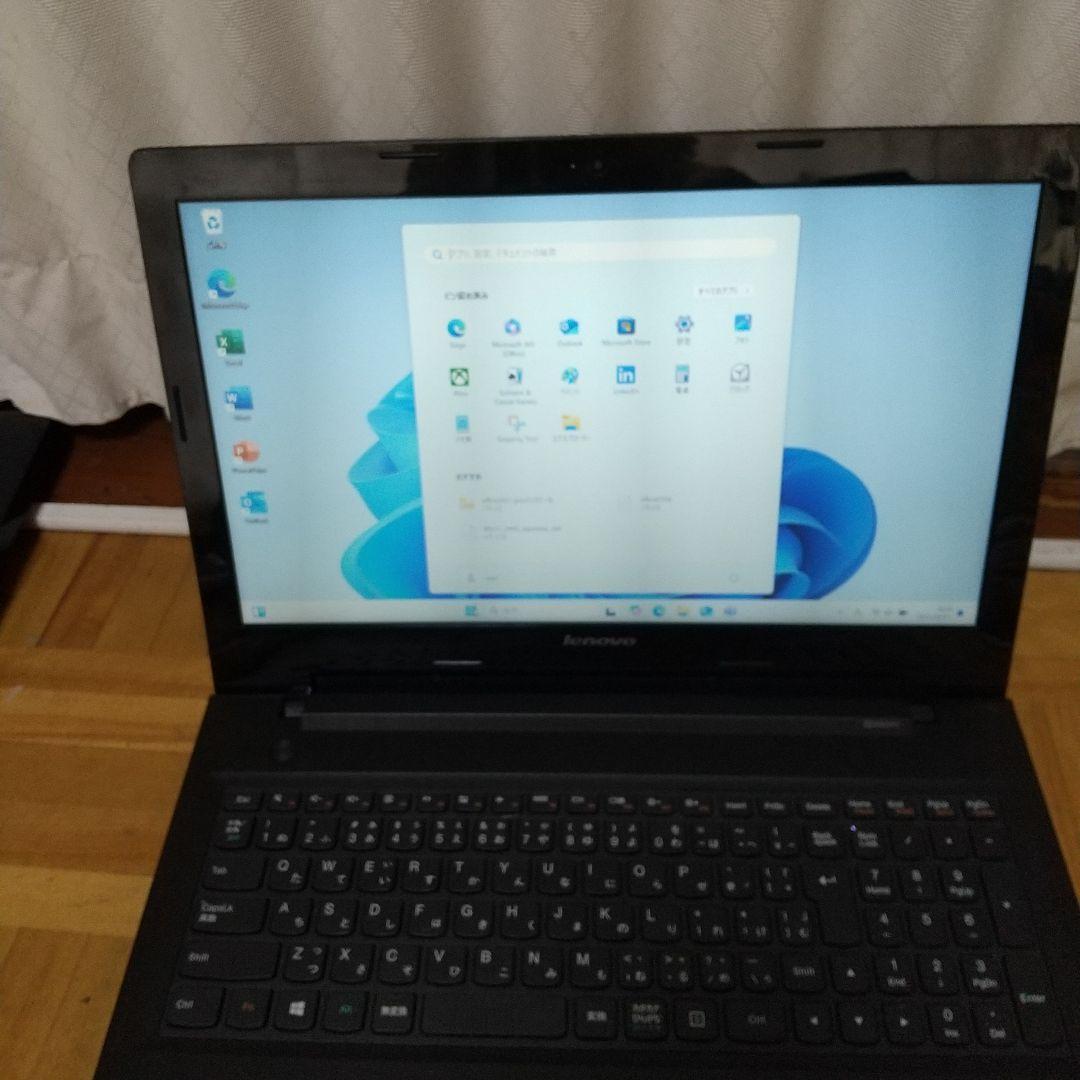 Lenovo 15.6インチ ノートPC ブラック Office