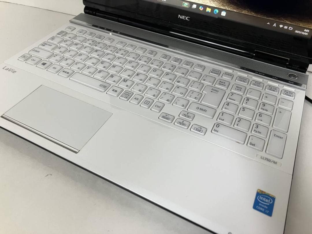 サ*バ様 ノートPC白タッチパネル/16GB/SSD512/i7/Win11/o