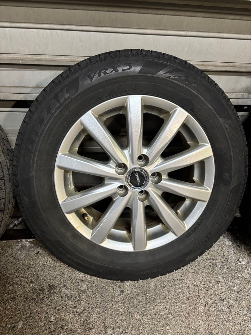 スタッドレス+アルミ　ブリヂストン VRX3 195-65-15 2021年製