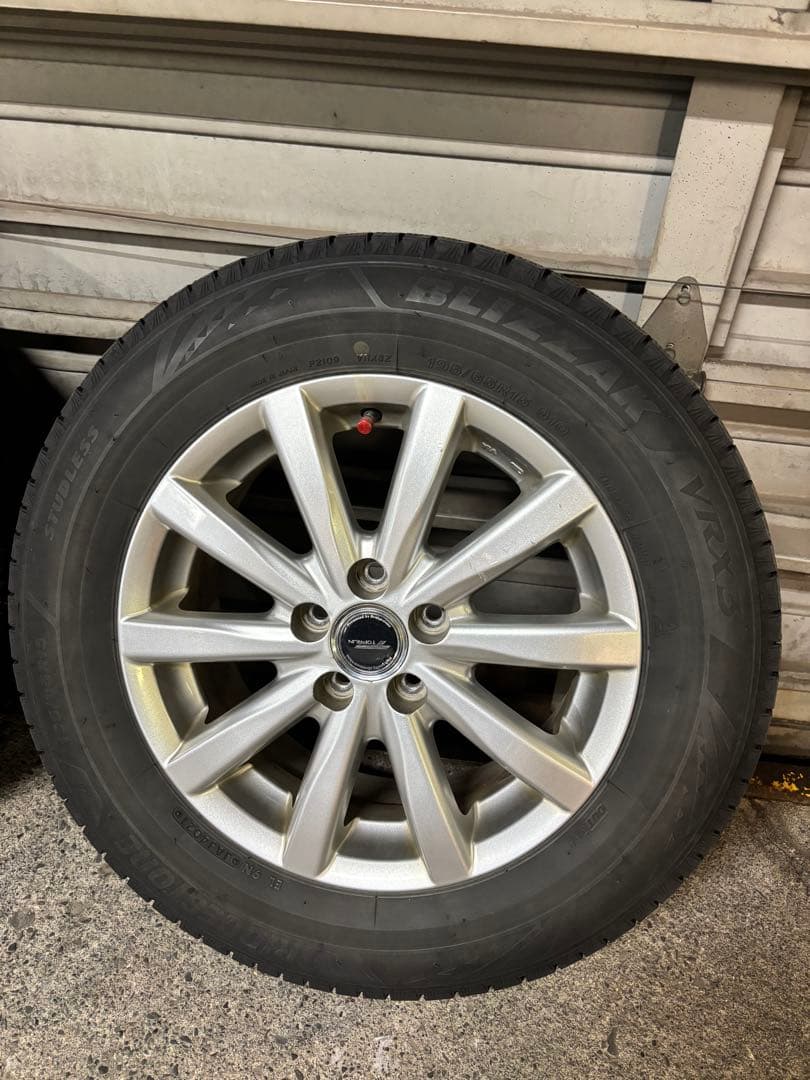 スタッドレス+アルミ　ブリヂストン VRX3 195-65-15 2021年製
