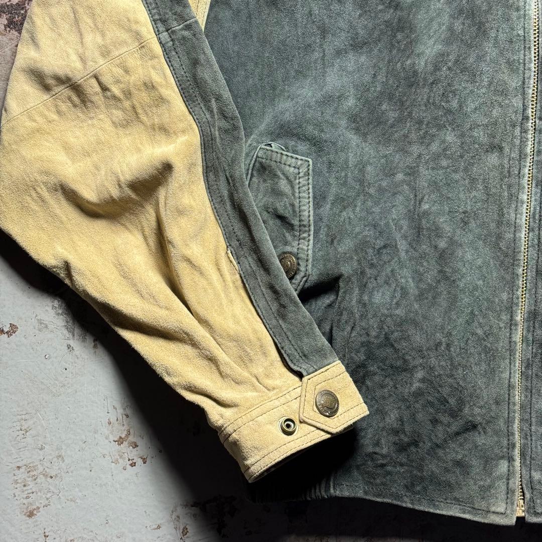 HARLEY-DAVIDSON スウェードレザージャケット アメカジ