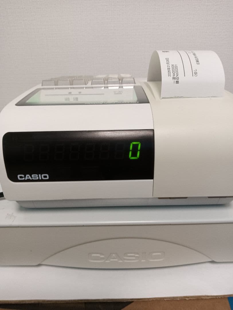 CASIO TE-400 電子レジスター ホワイト ※送料込