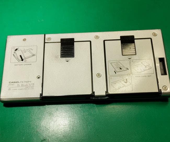 【ジャンク扱い】 CASIO FX-750P ポケットコンピュータ