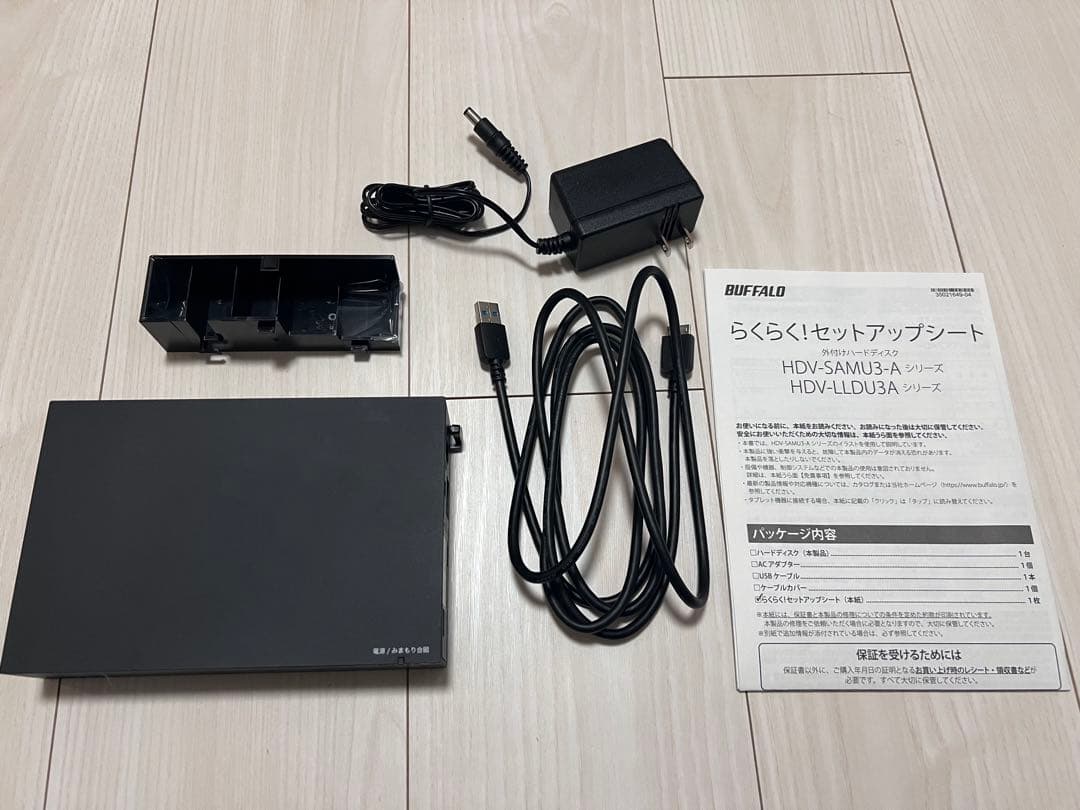 バッファロー 外付けHDD 4TB HDV-SAM4.0U3-BKA