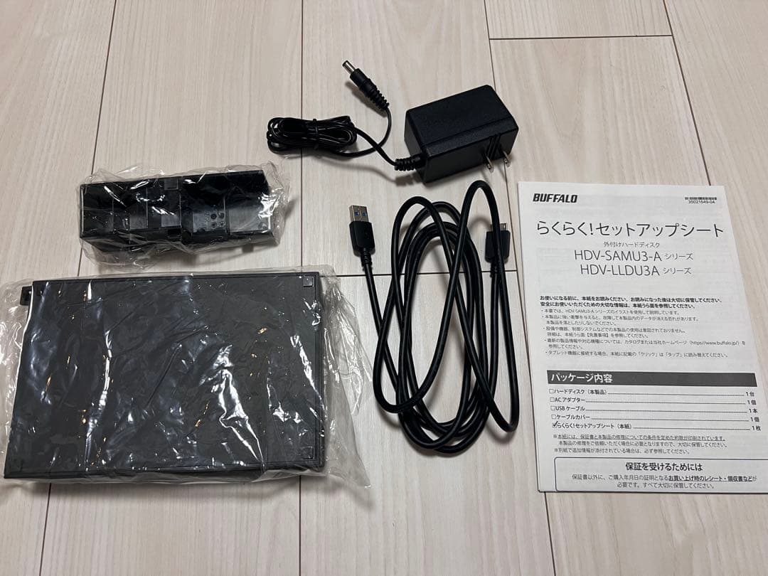 バッファロー 外付けHDD 4TB HDV-SAM4.0U3-BKA