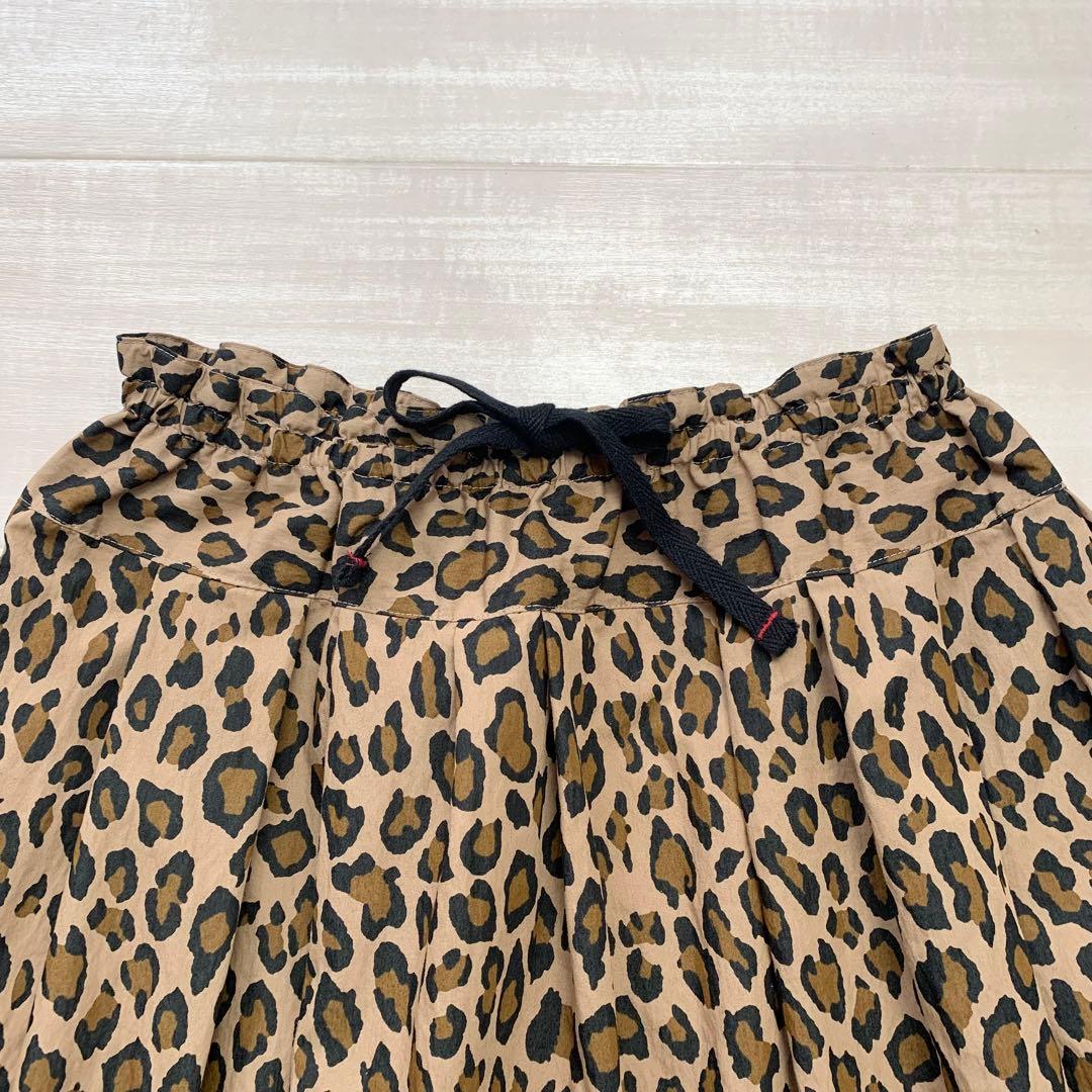 ティグルブロカンテ　レオパードスカート　ふんわり　豹柄　フリーサイズ