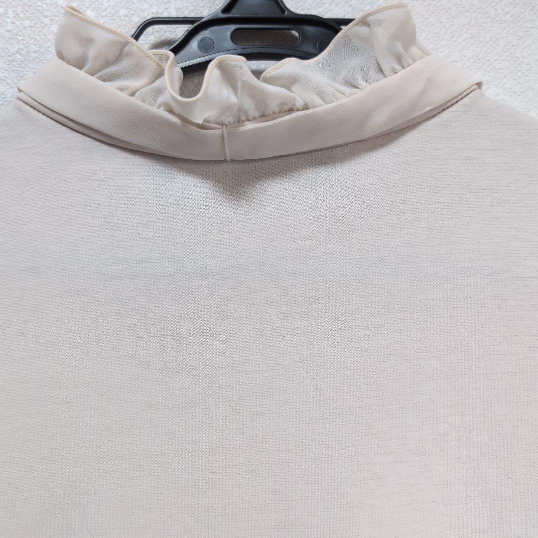 ☆新品 タグ付き M'S GRACY フリルカラー 異素材ブラウス リボン M