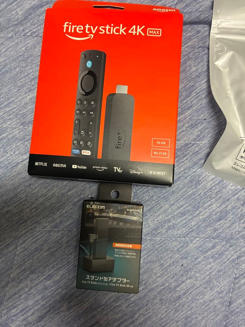 新品未使用Fire TV Stick 4K Max HDMIケーブル アダプター