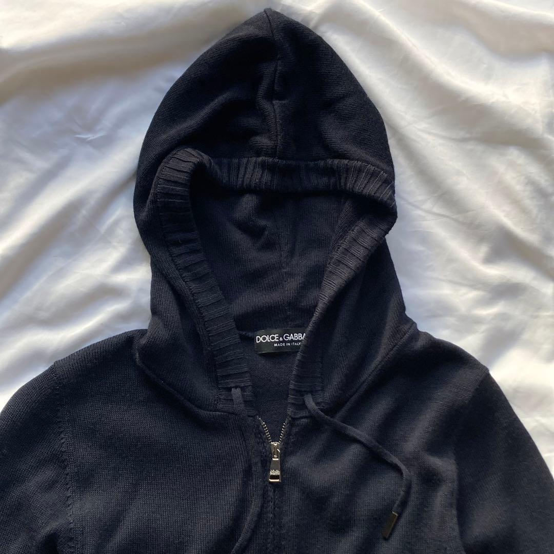 Dolce&Gabbana フルジップ ニット パーカー 44