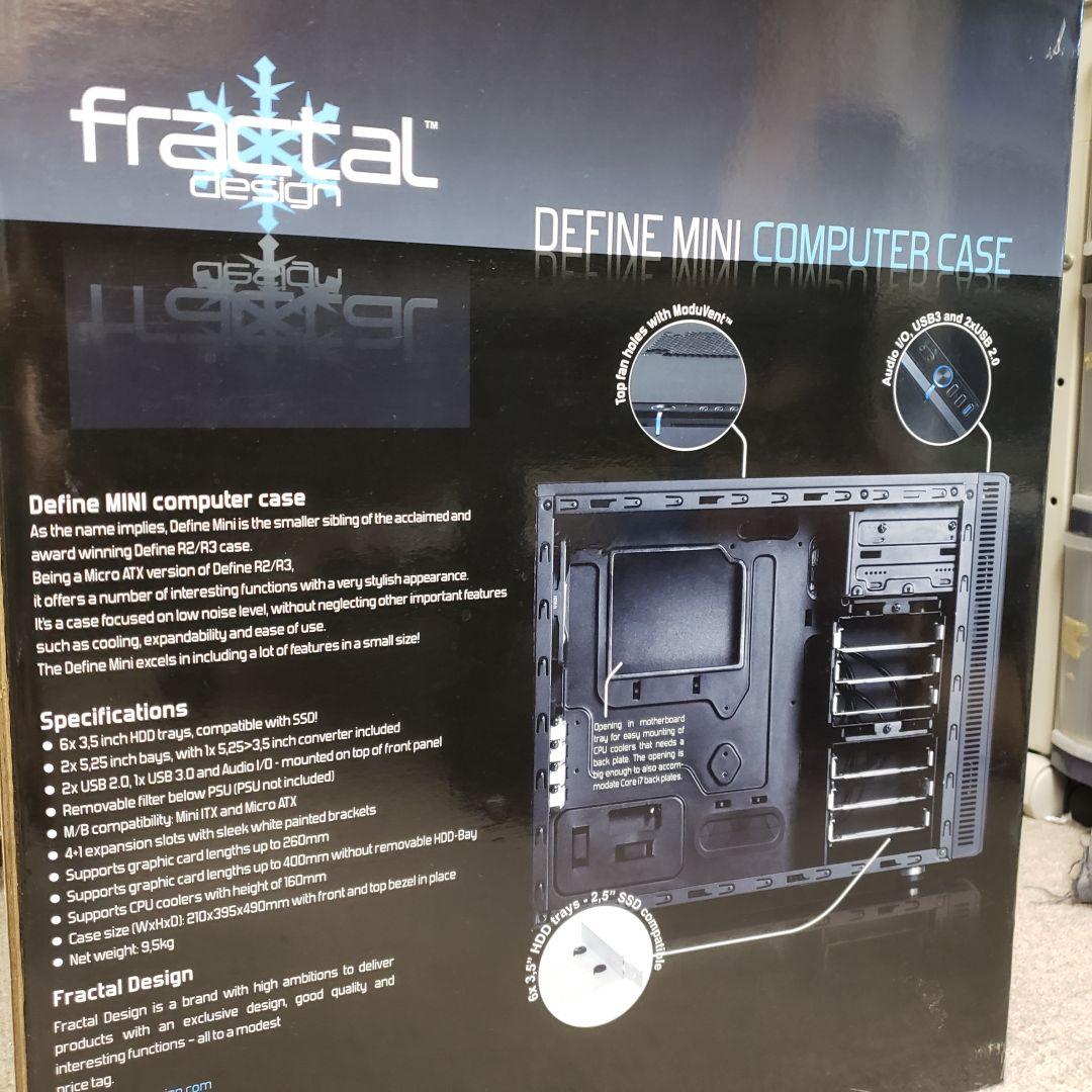 フラクタルデザイン Define Mini FD-CA-DEF-MINI-BL