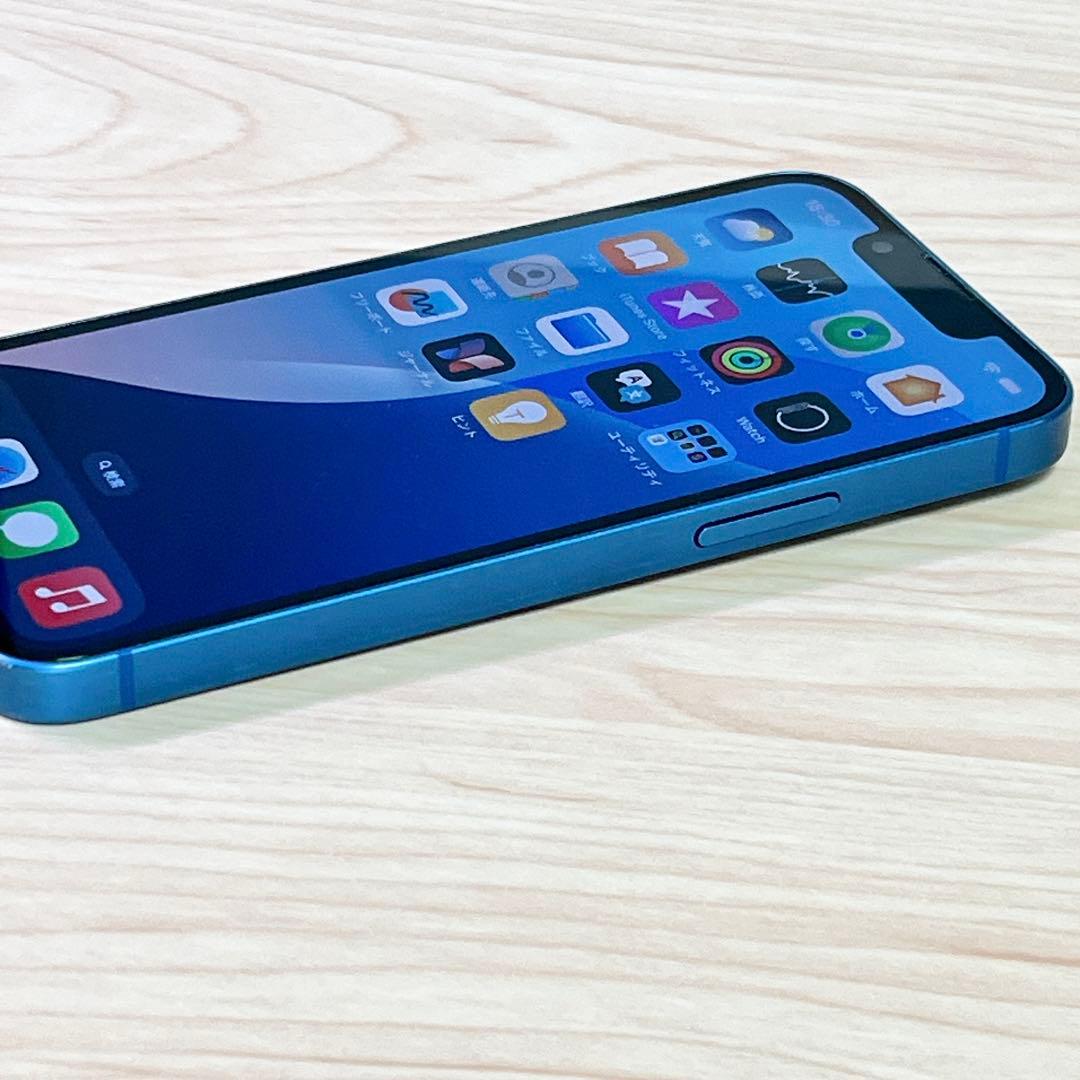 【美品】Apple iPhone 13 mini 本体 ブルー 256GB