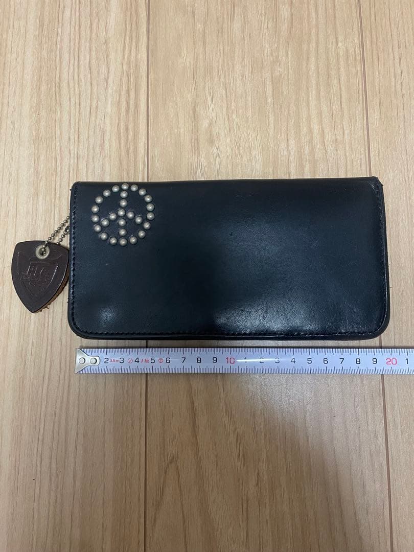 HTC 長財布 スタッズ USA製 TALONジップ